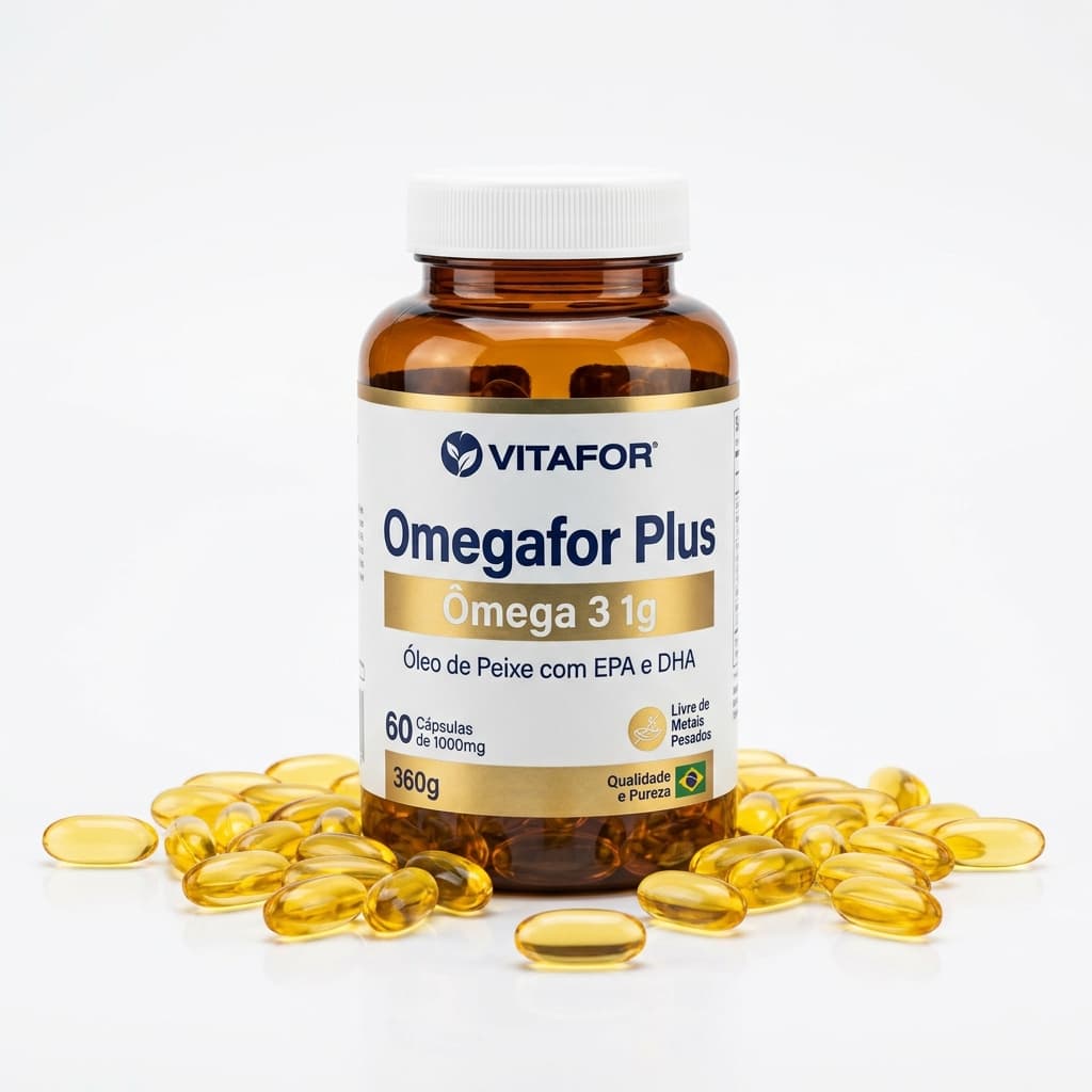 Suplemento Alimentar Omegafor Plus 1g Ômega 3